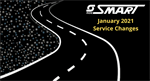 January 2021 Service Changes