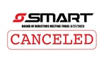 SMART Board Meeting Canceled April 27th