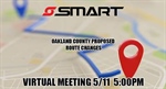 Virtual Public Meeting - May 11th - Proposed Service Adjustments