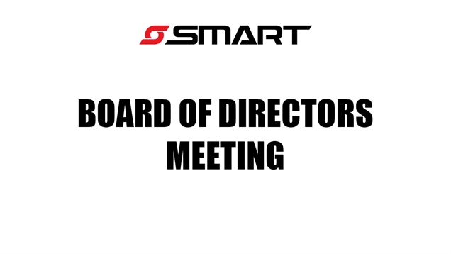 Board of Directors Meeting May 25th, 2pm