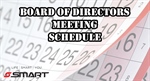 Schedule for Board of Directors Meetings