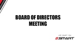 Board of Directors Meeting 7-27