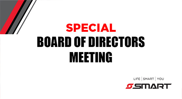Special Board of Directors Meeting