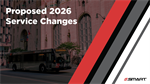 Proposed 2026 Service Changes