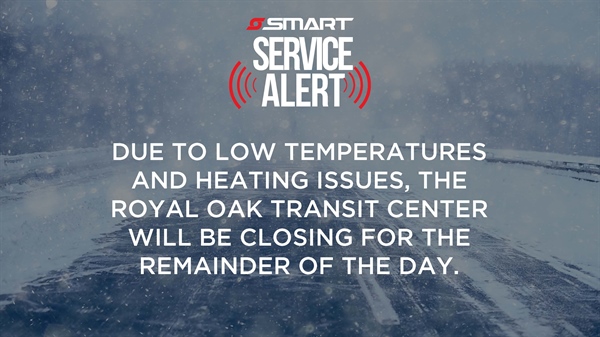 Royal Oak Transit Center Closing Due to Heating Concerns