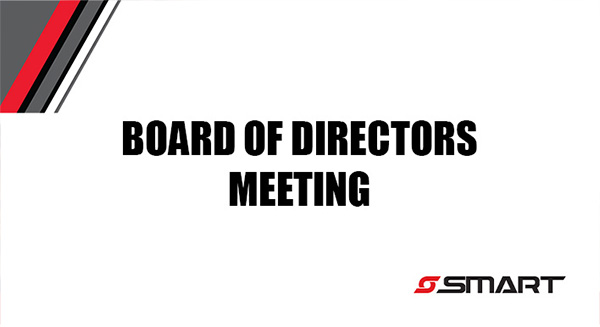 Board of Director's Meeting 1/22