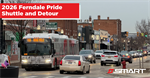 Ferndale Pride Event Shuttle and Detour
