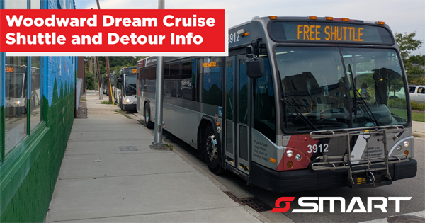 Woodward Dream Cruise Detour Information