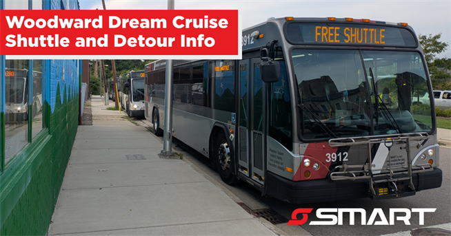 Woodward Dream Cruise Detour Information