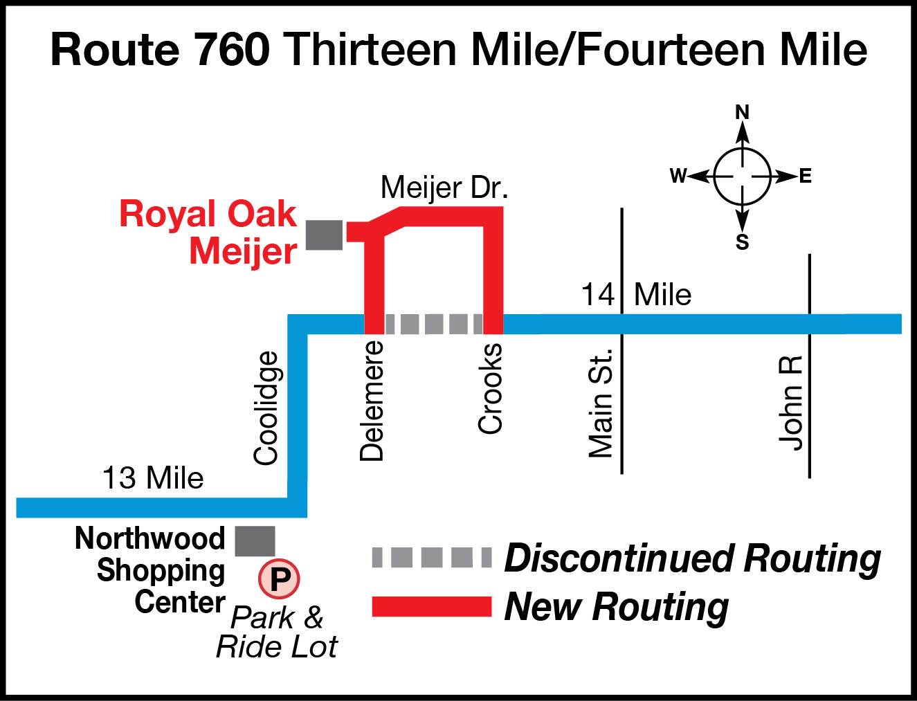 760 Routing Change